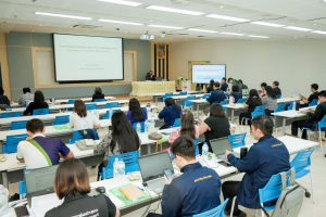 คณะวิทยาการจัดการ ร่วมกับ กองนโยบายและแผน มรภ.เทพสตรี จัดอบรมเชิงปฏิบัติการหลักสูตร SROI มุ่งยกระดับการวัดผลกระทบทางสังคมสู่การพัฒนาท้องถิ่นอย่างยั่งยืน