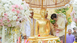 มรภ.เทพสตรี ร่วมสืบสานประเพณีแห่พระศรีอาริย์ วัดไลย์ ชูมรดกภูมิปัญญาทางวัฒนธรรมของชาติ มุ่งขับเคลื่อน Soft Power เมืองลพบุรี