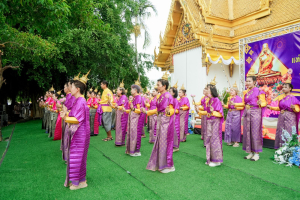 มรภ.เทพสตรี ร่วมสืบสานประเพณีแห่พระศรีอาริย์ วัดไลย์ ชูมรดกภูมิปัญญาทางวัฒนธรรมของชาติ มุ่งขับเคลื่อน Soft Power เมืองลพบุรี