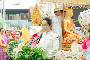 มรภ.เทพสตรี ร่วมสืบสานประเพณีแห่พระศรีอาริย์ วัดไลย์ ชูมรดกภูมิปัญญาทางวัฒนธรรมของชาติ มุ่งขับเคลื่อน Soft Power เมืองลพบุรี