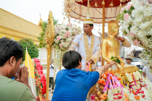 มรภ.เทพสตรี ร่วมสืบสานประเพณีแห่พระศรีอาริย์ วัดไลย์ ชูมรดกภูมิปัญญาทางวัฒนธรรมของชาติ มุ่งขับเคลื่อน Soft Power เมืองลพบุรี