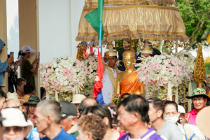 มรภ.เทพสตรี ร่วมสืบสานประเพณีแห่พระศรีอาริย์ วัดไลย์ ชูมรดกภูมิปัญญาทางวัฒนธรรมของชาติ มุ่งขับเคลื่อน Soft Power เมืองลพบุรี