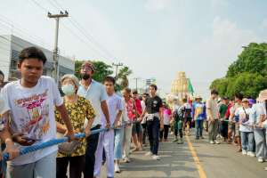 มรภ.เทพสตรี ร่วมสืบสานประเพณีแห่พระศรีอาริย์ วัดไลย์ ชูมรดกภูมิปัญญาทางวัฒนธรรมของชาติ มุ่งขับเคลื่อน Soft Power เมืองลพบุรี