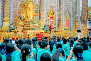 รร.สาธิต มรภ.เทพสตรี นำนักเรียน ม.1 ทัศนศึกษา ณ พิพิธภัณฑ์ศิลป์แผ่นดินและพิพิธภัณฑ์โขน มุ่งสืบสานมรดกทางวัฒนธรรมและประณีตศิลป์ไทย