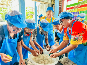 ศูนย์ส่งเสริมการจัดการศึกษาตามพระบรมราโชบาย มรภ.เทพสตรี ลงพื้นที่ถ่ายทอดศาสตร์พระราชา 
