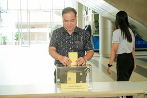 มรภ.เทพสตรี จัดเลือกตั้งกรรมการสรรหาอธิการบดีมหาวิทยาลัยราชภัฏเทพสตรี จากสายวิชาการ และสายสนับสนุน
