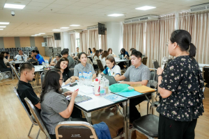 รร.สาธิต มรภ.เทพสตรี จัดประชุมเชิงปฏิบัติการระดมสมองครูและบุคลากร วางแนวทางพัฒนาสถานศึกษาสู่ความเป็นเลิศ