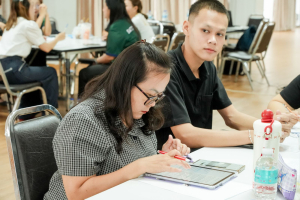 รร.สาธิต มรภ.เทพสตรี จัดประชุมเชิงปฏิบัติการระดมสมองครูและบุคลากร วางแนวทางพัฒนาสถานศึกษาสู่ความเป็นเลิศ