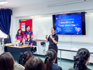 มรภ.เทพสตรี ลงพื้นที่จัดอบรมเชิงปฏิบัติการ English & AI for Education สำหรับครูกลุ่มสาระการเรียนรู้ภาษาต่างประเทศ ของ รร.ตชด. จ.สระแก้ว