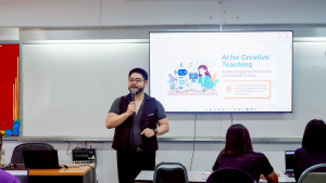 มรภ.เทพสตรี ลงพื้นที่จัดอบรมเชิงปฏิบัติการ English & AI for Education สำหรับครูกลุ่มสาระการเรียนรู้ภาษาต่างประเทศ ของ รร.ตชด. จ.สระแก้ว