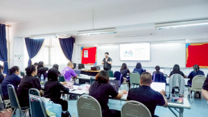 มรภ.เทพสตรี ลงพื้นที่จัดอบรมเชิงปฏิบัติการ English & AI for Education สำหรับครูกลุ่มสาระการเรียนรู้ภาษาต่างประเทศ ของ รร.ตชด. จ.สระแก้ว