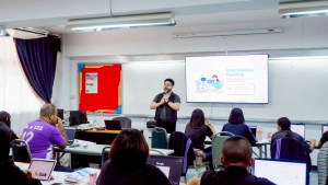 มรภ.เทพสตรี ลงพื้นที่จัดอบรมเชิงปฏิบัติการ English & AI for Education สำหรับครูกลุ่มสาระการเรียนรู้ภาษาต่างประเทศ ของ รร.ตชด. จ.สระแก้ว