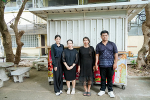 มรภ.เทพสตรี ต้อนรับ สนง.จัดหางานจังหวัดลพบุรี ในโอกาสเข้าตรวจสอบสิทธิการจัดสถานที่จำหน่ายสินค้าสำหรับผู้พิการและผู้ดูแลคนพิการ ตามมาตรา 35