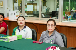 มรภ.เทพสตรี ต้อนรับ สนง.จัดหางานจังหวัดลพบุรี ในโอกาสเข้าตรวจสอบสิทธิการจัดสถานที่จำหน่ายสินค้าสำหรับผู้พิการและผู้ดูแลคนพิการ ตามมาตรา 35