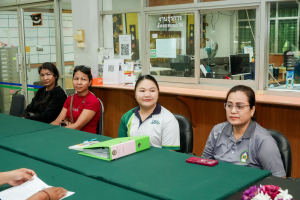 มรภ.เทพสตรี ต้อนรับ สนง.จัดหางานจังหวัดลพบุรี ในโอกาสเข้าตรวจสอบสิทธิการจัดสถานที่จำหน่ายสินค้าสำหรับผู้พิการและผู้ดูแลคนพิการ ตามมาตรา 35