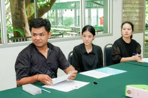 มรภ.เทพสตรี ต้อนรับ สนง.จัดหางานจังหวัดลพบุรี ในโอกาสเข้าตรวจสอบสิทธิการจัดสถานที่จำหน่ายสินค้าสำหรับผู้พิการและผู้ดูแลคนพิการ ตามมาตรา 35