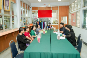 มรภ.เทพสตรี ต้อนรับ สนง.จัดหางานจังหวัดลพบุรี ในโอกาสเข้าตรวจสอบสิทธิการจัดสถานที่จำหน่ายสินค้าสำหรับผู้พิการและผู้ดูแลคนพิการ ตามมาตรา 35