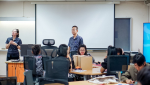 คณะเทคโนโลยีสารสนเทศ มรภ.เทพสตรี จัดอบรม AI ช่วยครู เสริมทักษะการสร้างสื่อและบริหารห้องเรียนยุคดิจิทัลแก่บุคลากรทางการศึกษาและประชาชนในจังหวัดสิงห์บุรี
