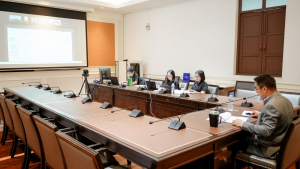 การประชุม คกก.ติดตาม ตรวจสอบและประเมินผลงานของมหาวิทยาลัยราชภัฏเทพสตรี ครั้งที่ 5/2569
