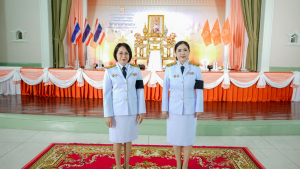มรภ.เทพสตรี ร่วมพิธีมอบแบบลายผ้าพระราชทาน ปี 2569 สืบสานพระปณิธานภูมิปัญญาผ้าไทย