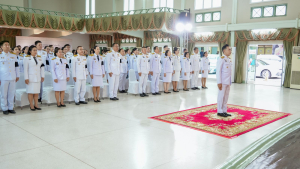 มรภ.เทพสตรี ร่วมพิธีมอบแบบลายผ้าพระราชทาน ปี 2569 สืบสานพระปณิธานภูมิปัญญาผ้าไทย