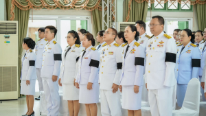 มรภ.เทพสตรี ร่วมพิธีมอบแบบลายผ้าพระราชทาน ปี 2569 สืบสานพระปณิธานภูมิปัญญาผ้าไทย