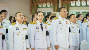 มรภ.เทพสตรี ร่วมพิธีมอบแบบลายผ้าพระราชทาน ปี 2569 สืบสานพระปณิธานภูมิปัญญาผ้าไทย