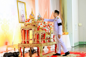 มรภ.เทพสตรี ร่วมพิธีมอบแบบลายผ้าพระราชทาน ปี 2569 สืบสานพระปณิธานภูมิปัญญาผ้าไทย