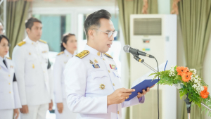 มรภ.เทพสตรี ร่วมพิธีมอบแบบลายผ้าพระราชทาน ปี 2569 สืบสานพระปณิธานภูมิปัญญาผ้าไทย
