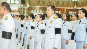 มรภ.เทพสตรี ร่วมพิธีมอบแบบลายผ้าพระราชทาน ปี 2569 สืบสานพระปณิธานภูมิปัญญาผ้าไทย