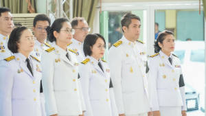 มรภ.เทพสตรี ร่วมพิธีมอบแบบลายผ้าพระราชทาน ปี 2569 สืบสานพระปณิธานภูมิปัญญาผ้าไทย