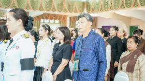 มรภ.เทพสตรี ร่วมพิธีมอบแบบลายผ้าพระราชทาน ปี 2569 สืบสานพระปณิธานภูมิปัญญาผ้าไทย