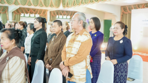 มรภ.เทพสตรี ร่วมพิธีมอบแบบลายผ้าพระราชทาน ปี 2569 สืบสานพระปณิธานภูมิปัญญาผ้าไทย