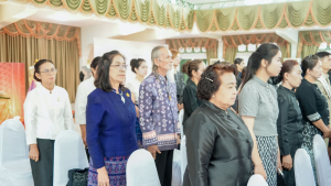 มรภ.เทพสตรี ร่วมพิธีมอบแบบลายผ้าพระราชทาน ปี 2569 สืบสานพระปณิธานภูมิปัญญาผ้าไทย