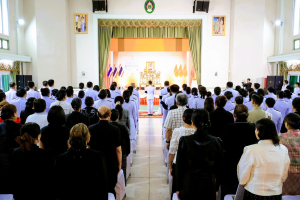 มรภ.เทพสตรี ร่วมพิธีมอบแบบลายผ้าพระราชทาน ปี 2569 สืบสานพระปณิธานภูมิปัญญาผ้าไทย