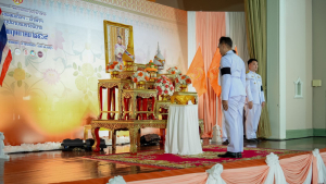 มรภ.เทพสตรี ร่วมพิธีมอบแบบลายผ้าพระราชทาน ปี 2569 สืบสานพระปณิธานภูมิปัญญาผ้าไทย