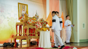 มรภ.เทพสตรี ร่วมพิธีมอบแบบลายผ้าพระราชทาน ปี 2569 สืบสานพระปณิธานภูมิปัญญาผ้าไทย