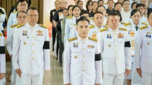 มรภ.เทพสตรี ร่วมพิธีมอบแบบลายผ้าพระราชทาน ปี 2569 สืบสานพระปณิธานภูมิปัญญาผ้าไทย