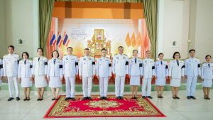 มรภ.เทพสตรี ร่วมพิธีมอบแบบลายผ้าพระราชทาน ปี 2569 สืบสานพระปณิธานภูมิปัญญาผ้าไทย