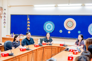 โรงเรียนสาธิต มรภ.เทพสตรี ร่วมต้อนรับบุคลากรและนักศึกษา ม.ธรรมศาสตร์ เตรียมความพร้อมจัดโครงการค่ายบันไดสู่ประตูเหลืองแดง ครั้งที่ 14