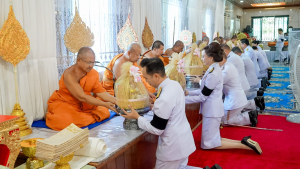 มรภ.เทพสตรี ร่วมงานเฉลิมพระเกียรติสมเด็จพระนางเจ้ารำไพพรรณี พระบรมราชินี ในรัชกาลที่ 7 เนื่องในโอกาสการประกาศยกย่องพระเกียรติคุณพระราชกรณียกิจในวาระครบ 100 ปี