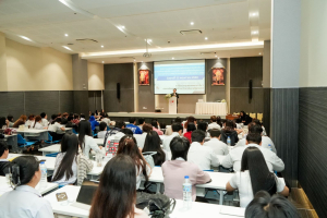 คณะวิทยาการจัดการ มรภ.เทพสตรี จัดปฐมนิเทศนักศึกษาฝึกประสบการณ์วิชาชีพ และนักศึกษาปฏิบัติงานสหกิจศึกษา ภาคการศึกษาที่ 1 ปีการศึกษา 2569