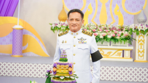 ผู้แทนผู้บริหาร คณาจารย์ บุคลากร นักเรียน และนักศึกษา มรภ.เทพสตรี บันทึกเทปโทรทัศน์ถวายพระพรชัยมงคล สมเด็จพระนางเจ้าฯ พระบรมราชินี