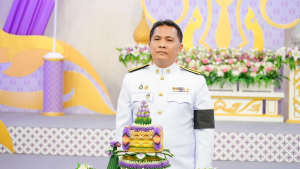ผู้แทนผู้บริหาร คณาจารย์ บุคลากร นักเรียน และนักศึกษา มรภ.เทพสตรี บันทึกเทปโทรทัศน์ถวายพระพรชัยมงคล สมเด็จพระนางเจ้าฯ พระบรมราชินี