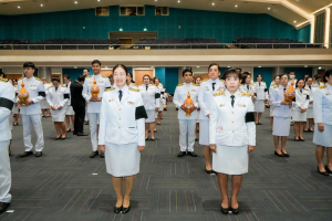 อธิการบดี มรภ.เทพสตรี นำคณะผู้บริหาร คณาจารย์ บุคลากร นักเรียน นักศึกษา ร่วมพิธีถวายพระพรชัยมงคล เนื่องในโอกาสวันเฉลิมพระชนมพรรษา สมเด็จพระนางเจ้าฯ พระบรมราชินี