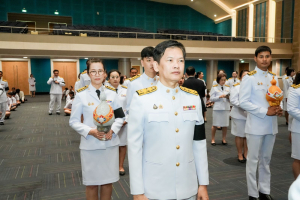 อธิการบดี มรภ.เทพสตรี นำคณะผู้บริหาร คณาจารย์ บุคลากร นักเรียน นักศึกษา ร่วมพิธีถวายพระพรชัยมงคล เนื่องในโอกาสวันเฉลิมพระชนมพรรษา สมเด็จพระนางเจ้าฯ พระบรมราชินี