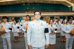อธิการบดี มรภ.เทพสตรี นำคณะผู้บริหาร คณาจารย์ บุคลากร นักเรียน นักศึกษา ร่วมพิธีถวายพระพรชัยมงคล เนื่องในโอกาสวันเฉลิมพระชนมพรรษา สมเด็จพระนางเจ้าฯ พระบรมราชินี