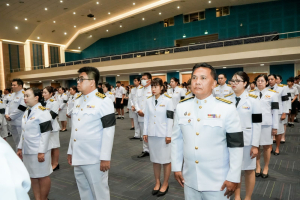 อธิการบดี มรภ.เทพสตรี นำคณะผู้บริหาร คณาจารย์ บุคลากร นักเรียน นักศึกษา ร่วมพิธีถวายพระพรชัยมงคล เนื่องในโอกาสวันเฉลิมพระชนมพรรษา สมเด็จพระนางเจ้าฯ พระบรมราชินี