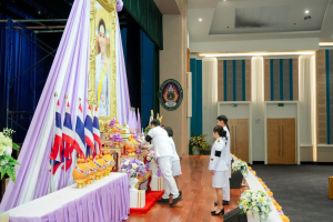 อธิการบดี มรภ.เทพสตรี นำคณะผู้บริหาร คณาจารย์ บุคลากร นักเรียน นักศึกษา ร่วมพิธีถวายพระพรชัยมงคล เนื่องในโอกาสวันเฉลิมพระชนมพรรษา สมเด็จพระนางเจ้าฯ พระบรมราชินี