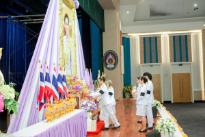 อธิการบดี มรภ.เทพสตรี นำคณะผู้บริหาร คณาจารย์ บุคลากร นักเรียน นักศึกษา ร่วมพิธีถวายพระพรชัยมงคล เนื่องในโอกาสวันเฉลิมพระชนมพรรษา สมเด็จพระนางเจ้าฯ พระบรมราชินี
